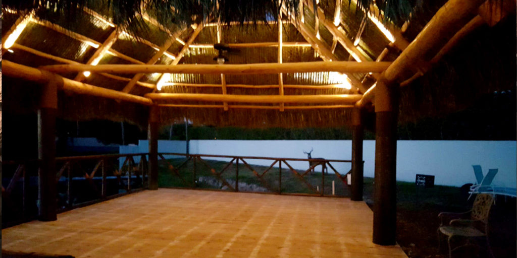 Bring indoor tiki huts comfort and safety
