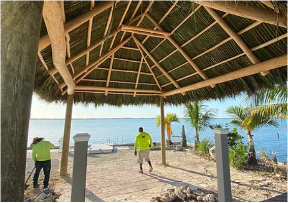 Tiki Hut Repair