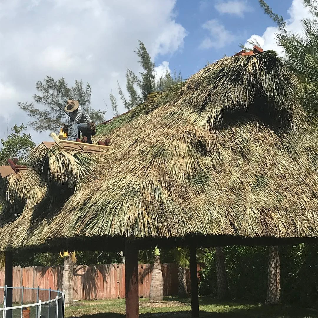 Tiki huts project photograph
