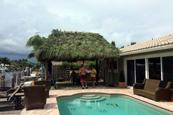 Residential Tiki Huts Key West Largo Miami Broward Palm Beach Fl