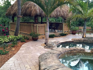 residential custom made tiki hut south florida